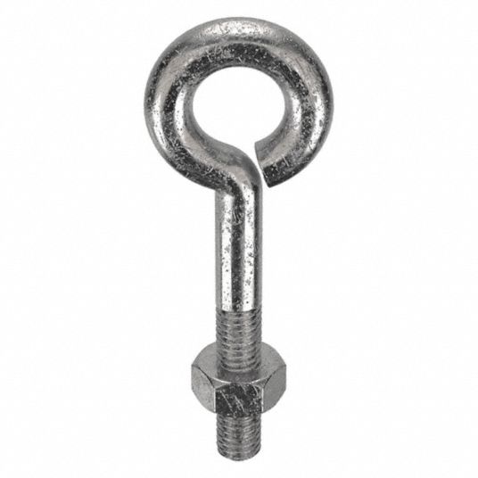 3/8 x 4 Stainless Steel Plain Eye Bolt