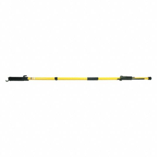  B&M ST6 Slo-Troller 20-Foot Telescoping Pole with Ceramic  Shock Ring Guides and Textured Handle Yellow : Fishing Rods : Sports &  Outdoors