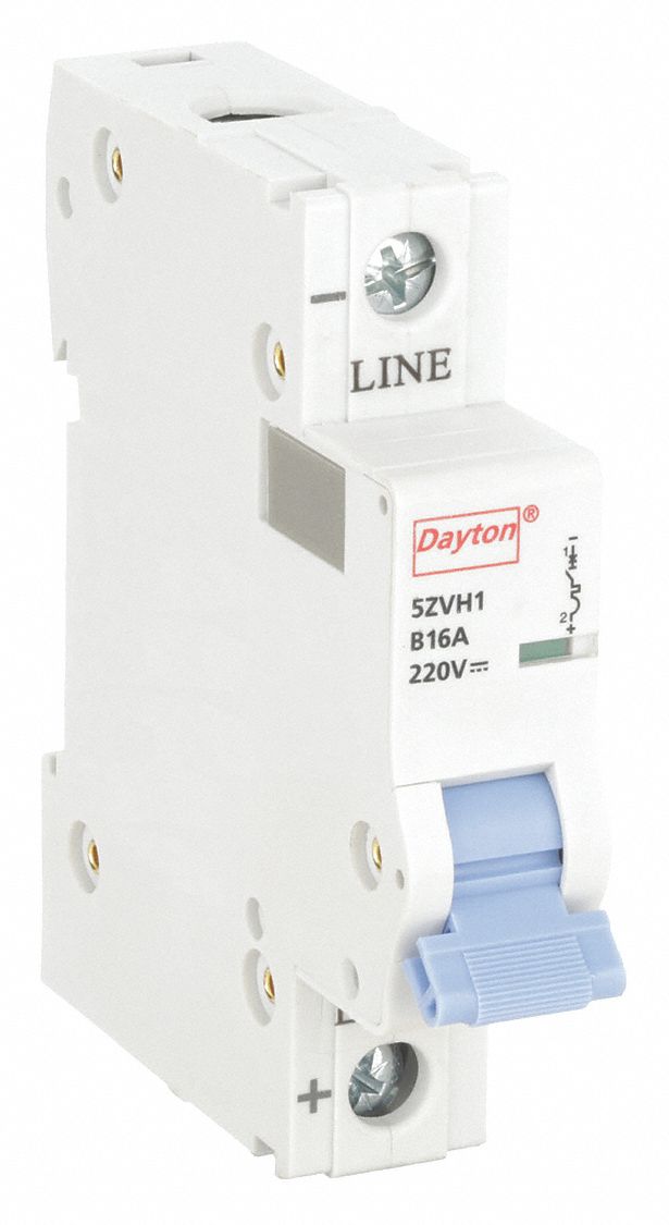 IEC Supplementary Protector: 16 A Amps, 220V DC, 10kA at 220V DC, Screw Clamp, B