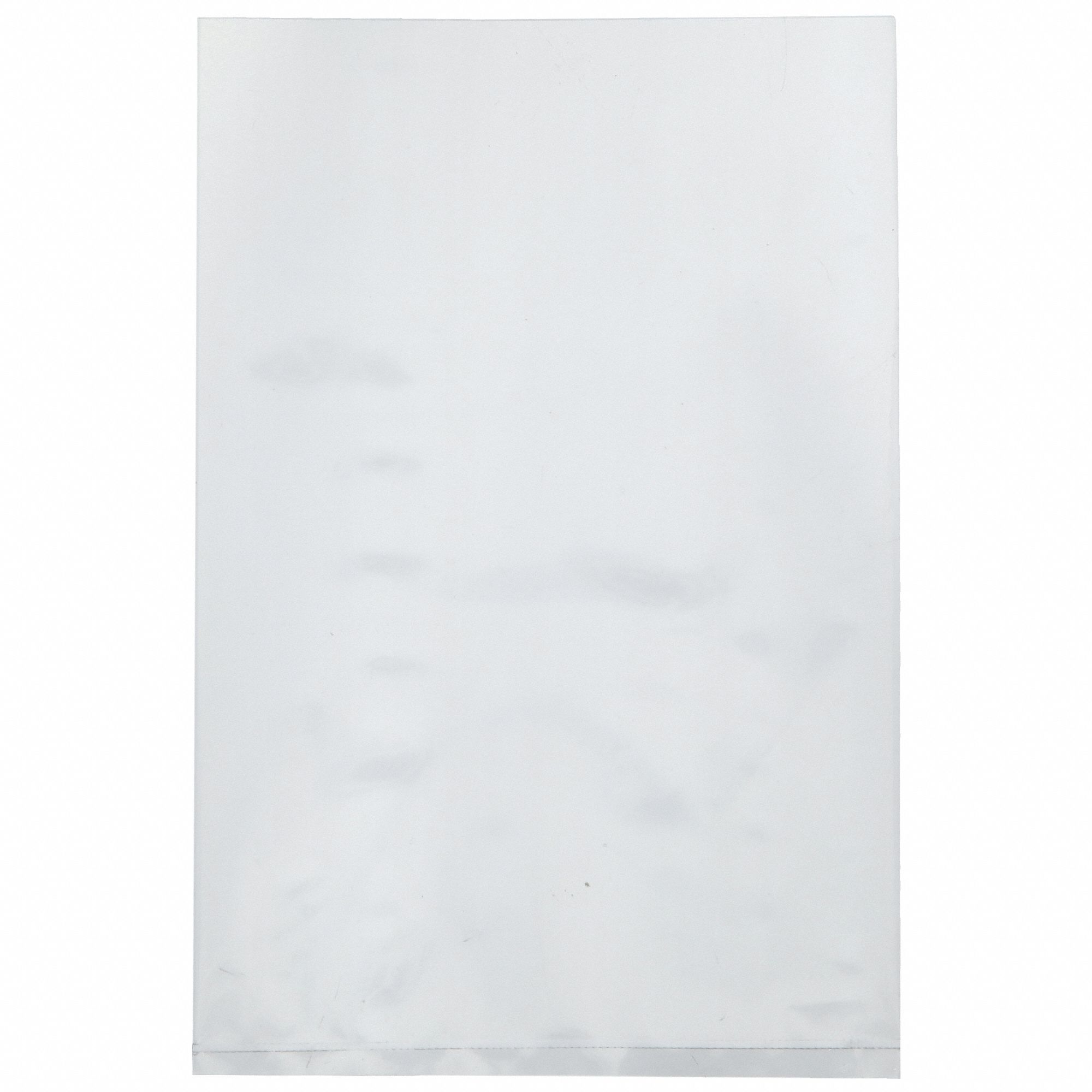 OPEN POLY BAG, 2 MIL THICK, 4 IN W, 6 IN L, FLAT, CLEAR, CASE PACK, 1,000 PK