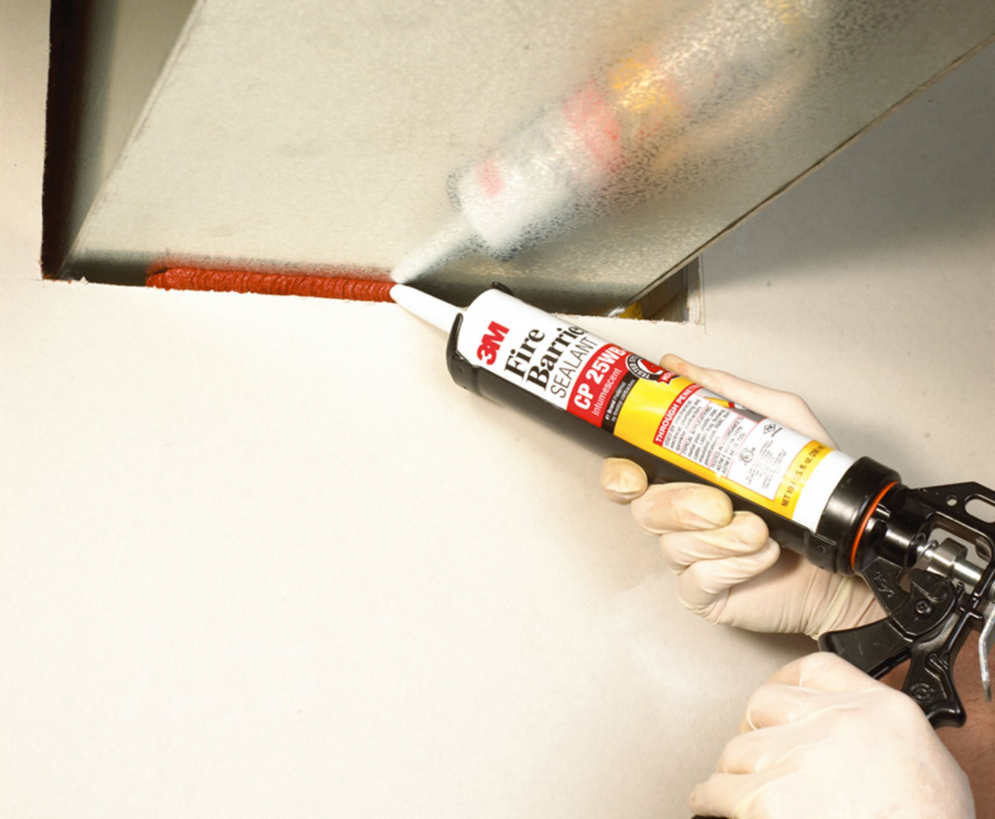 3M Firestop Sealant 27 oz Cartridge Up to 4 hr Fire Rating Red Brown