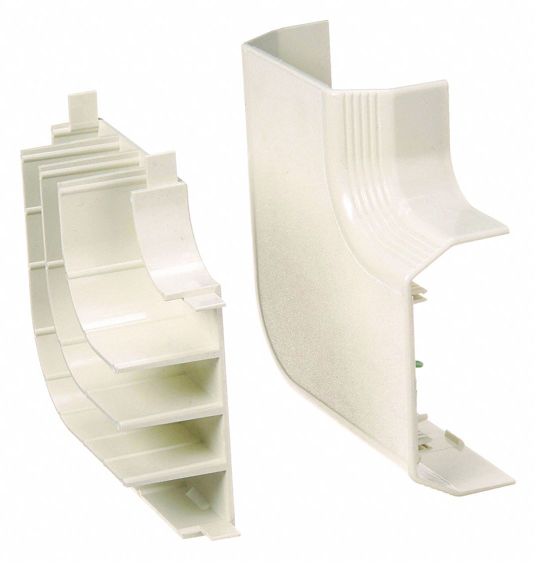 RIGHT ANGLE, T-70, 4 IN W, 1¾ IN H, PLASTIC, OFF WHITE