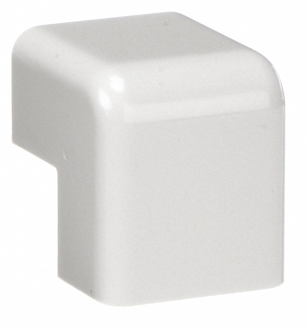 OUTSIDE CORNER, FOR LD5 RACEWAYS, 1 IN W, ½ IN H, PLASTIC, OFF WHITE