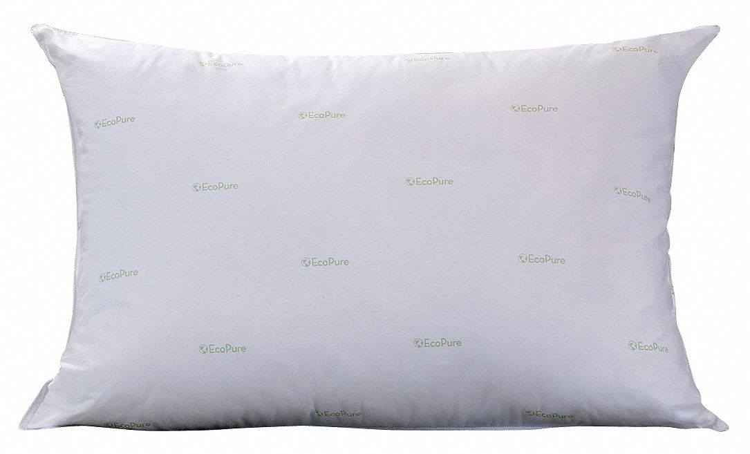 5006312 Martex 36" x 20" King Recycled Polyfiber Fill Pillow White