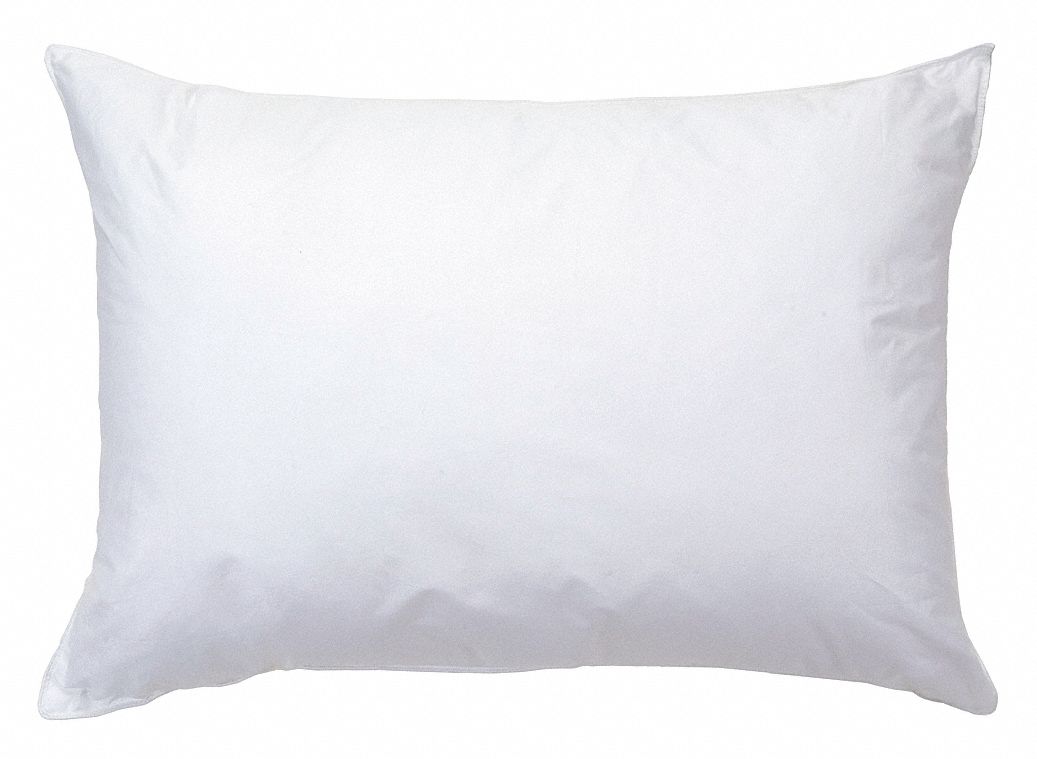 White Martex 36" x 20" King Recycled Polyfiber Fill Pillow 5006312 