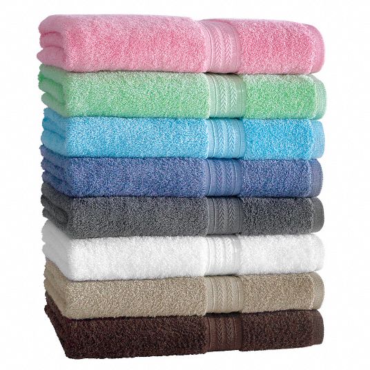 54 in x 30 in Cotton Pool Towel, Hot Pink; PK24 - Grainger