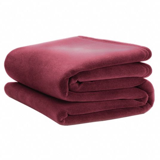 VELLUX, King, Cranberry, Blanket 5ZXX31B05375 Grainger