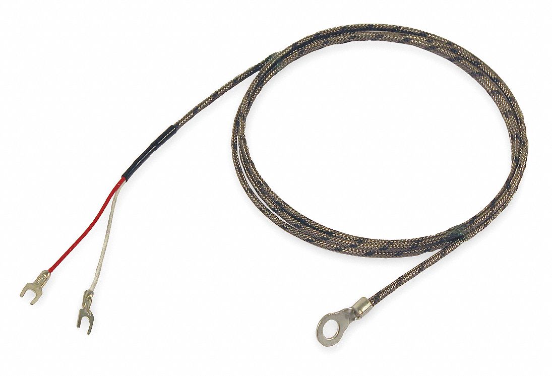 THERMOCOUPLE PROBE,TYPE J,LEAD 4 FT L