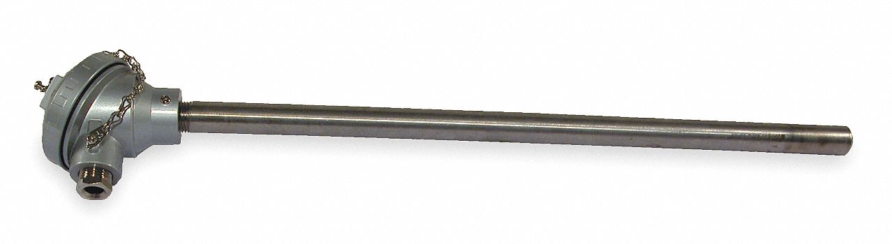 THERMOCOUPLE PROBE,TYPE J,12 IN L
