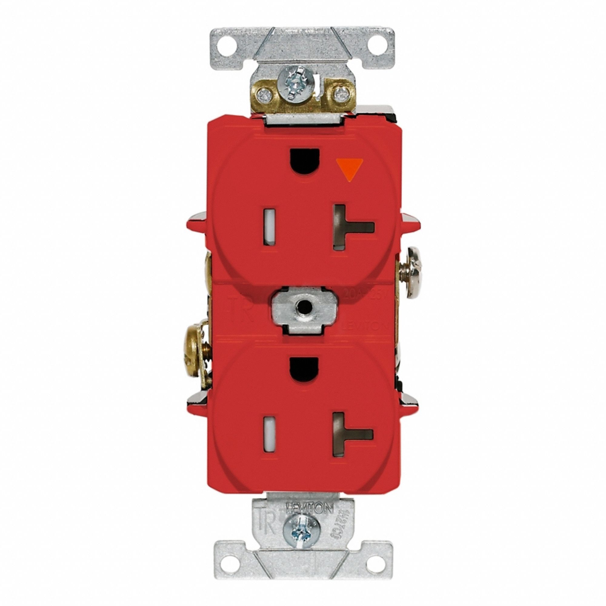 IG Dup Rec 20A 125V TR Red