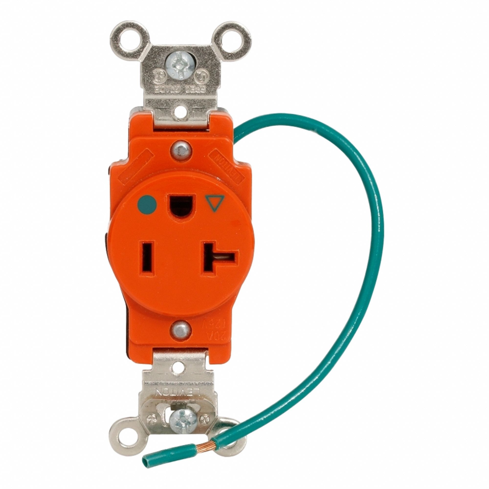 STRAIGHT BLADE SINGLE RECEPTACLE,20 A