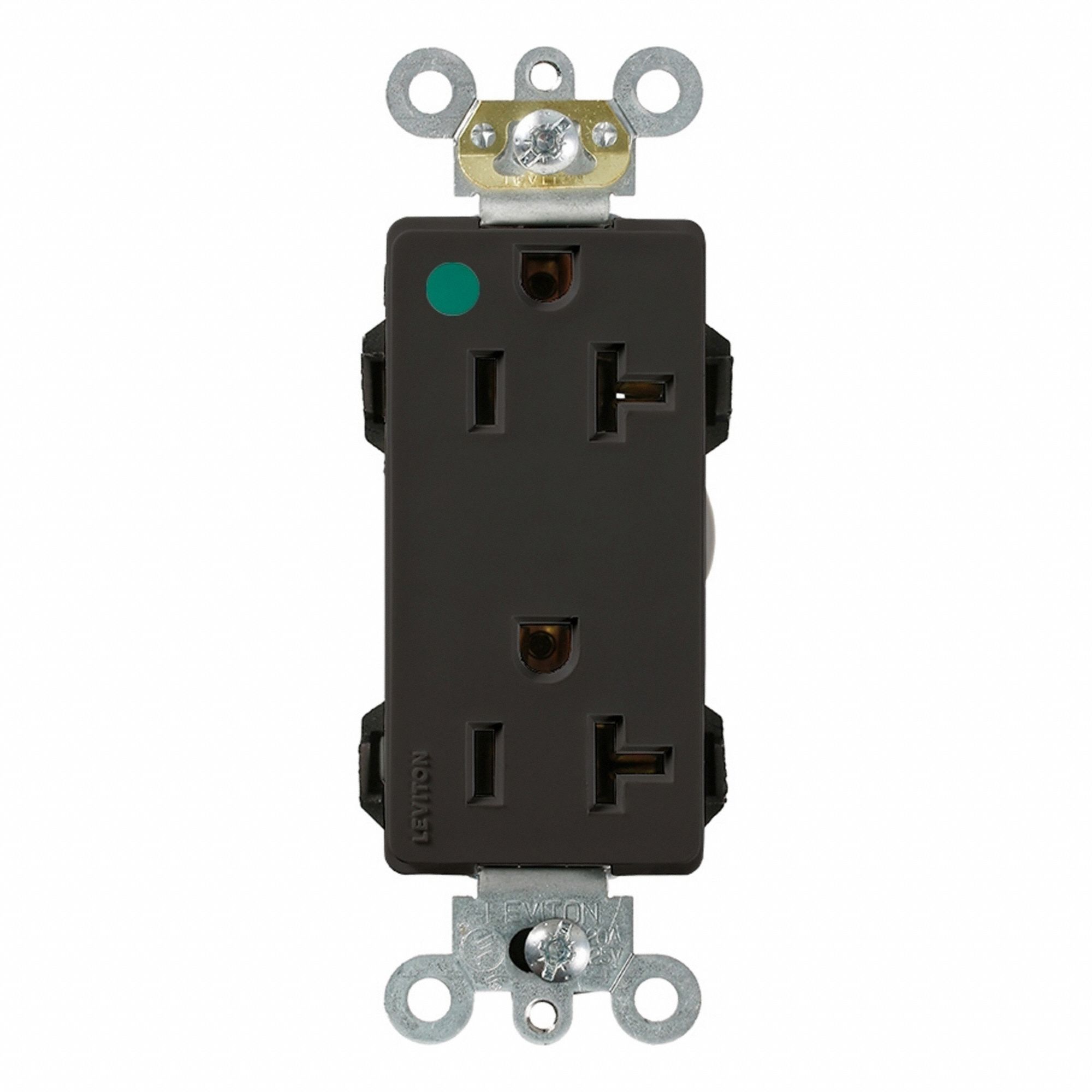 Lev-Lok DPl Dup 20A 125V HG Self-Gr Blk