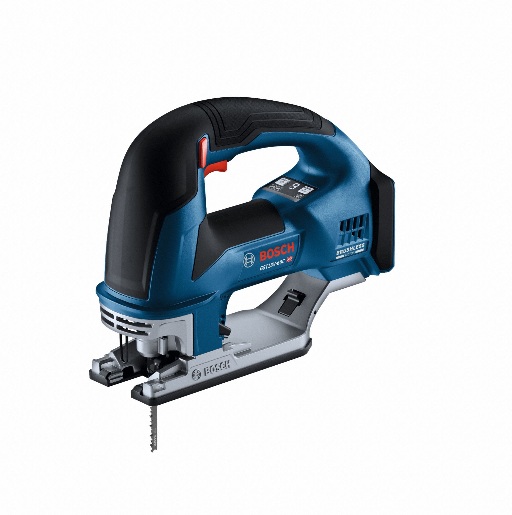 Jigsaw: Top Handle, T-Shank, Straight Stroke, 3, 800 stroke/min Stroke Rate - Max, Brushless
