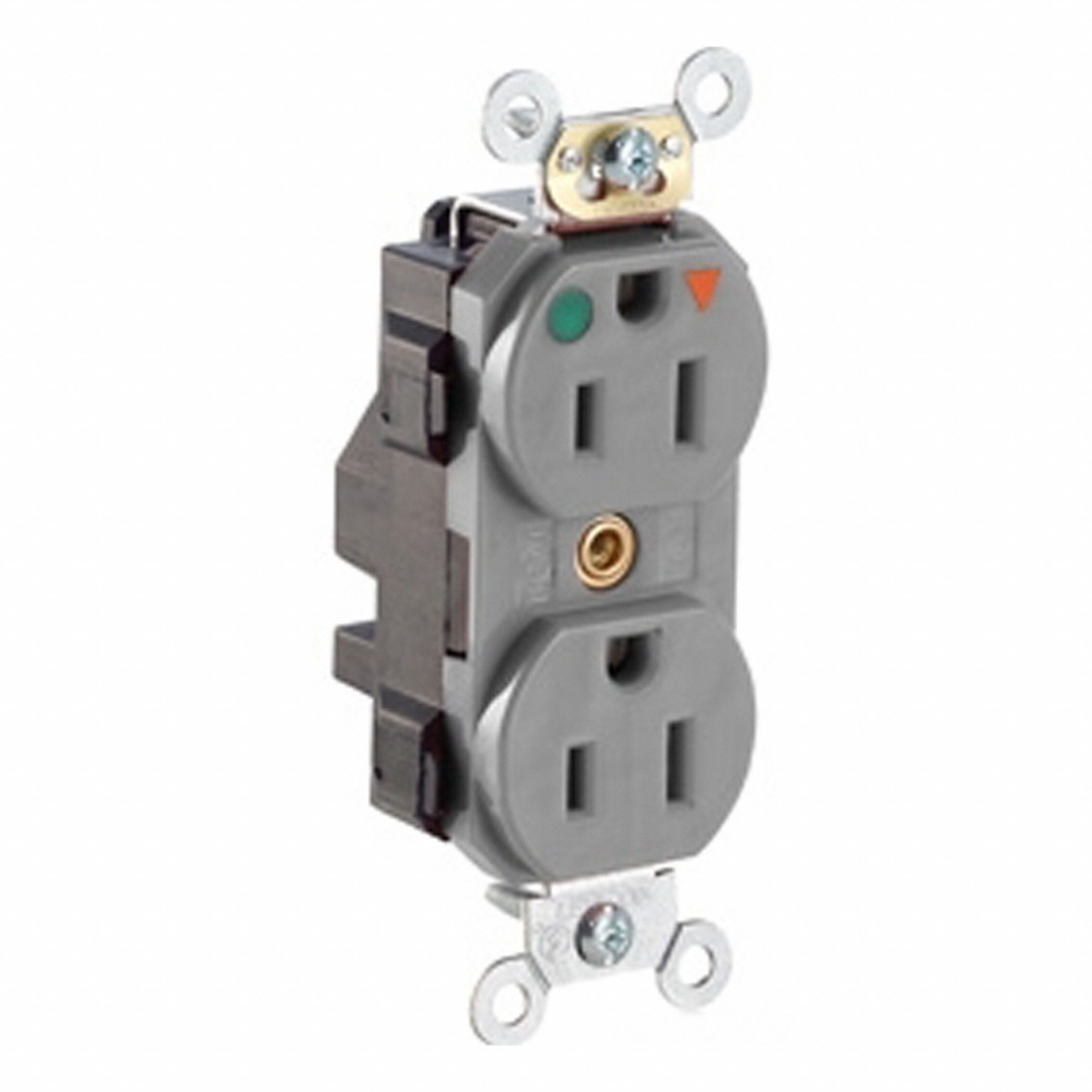 Lev-Lok HG/IG Dup 15A 125V Gry