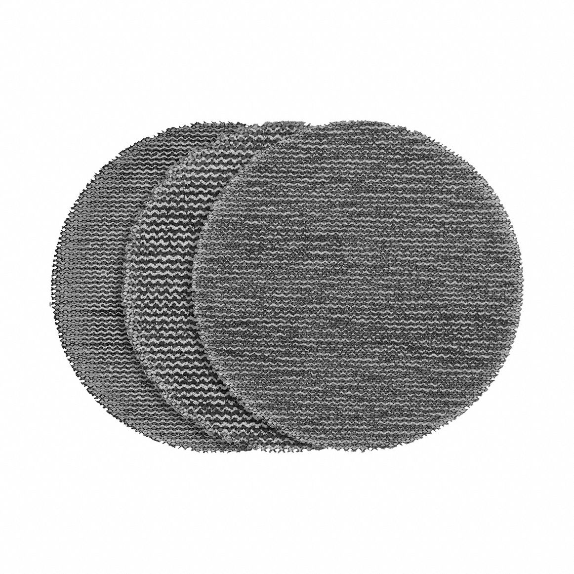Grit Mesh Sanding Discs, Gray