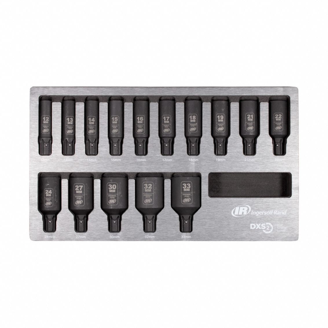 Impact Socket Set: Small Set (0-50 pieces) Set Size, 15 Pieces, (15) 6-Points
