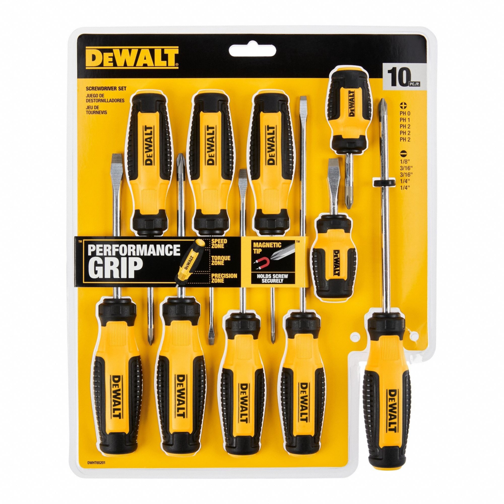 Screwdriver Set Fixed Bar 10-Piece