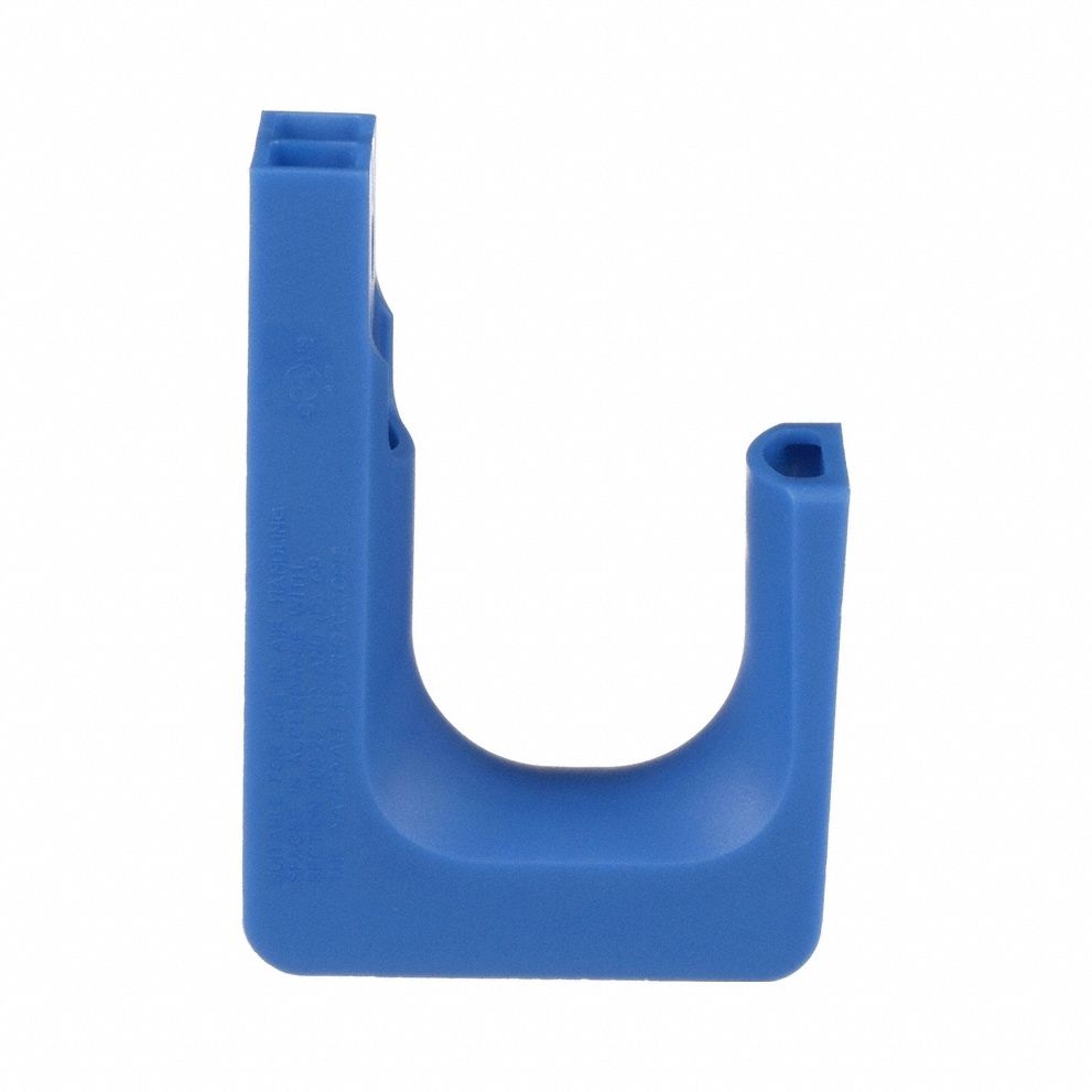 J Hook: Screw-On without Locking Latch, 2 in Max. Bundle Dia., Nylon 6/6, Screw Mount, 50 PK