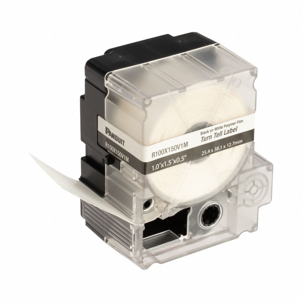 R100X150V1M Turn-Tell label cass