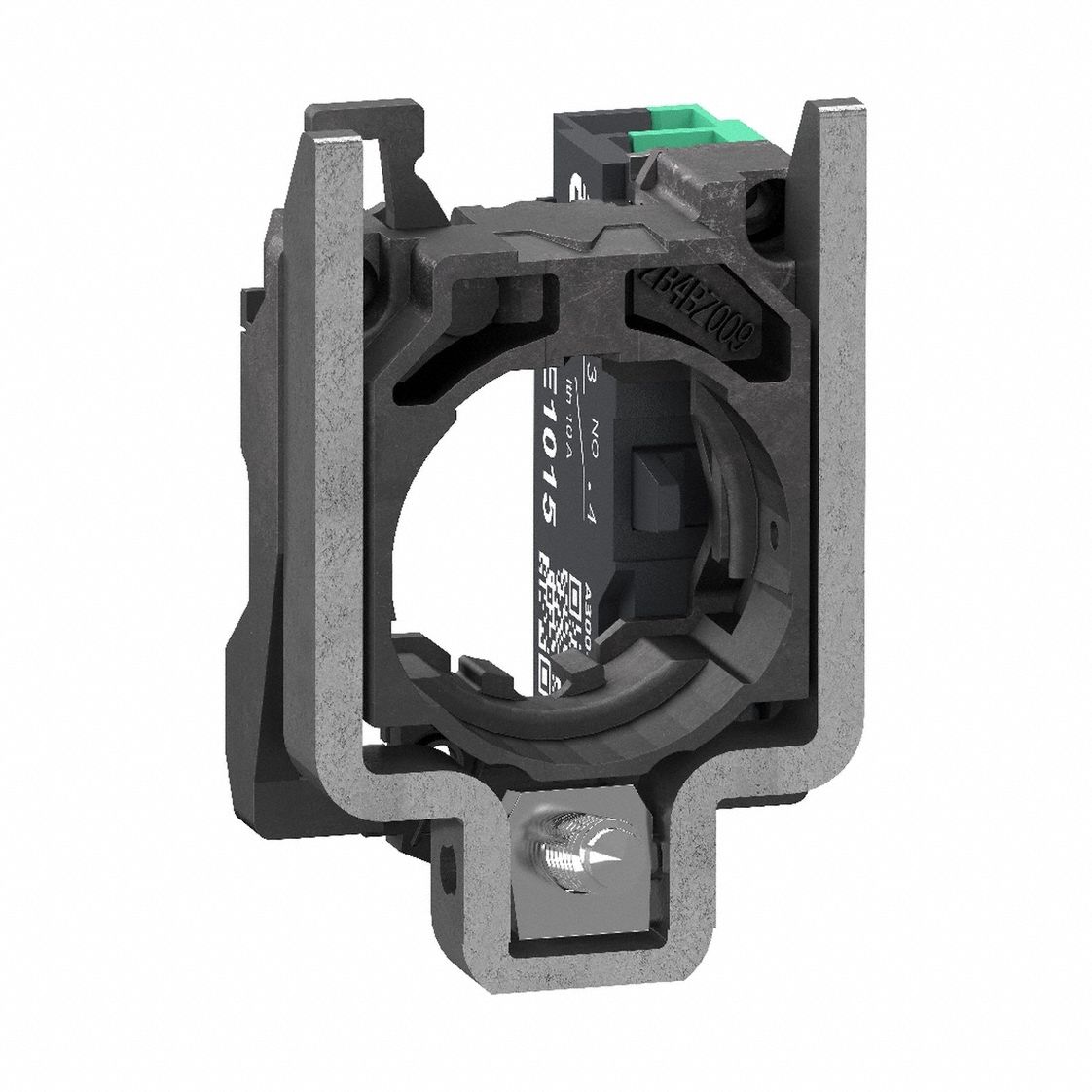 Contact Block: 22 mm Panel Mounting Size, 1NO, Momentary, ZB4 Series, Push-In