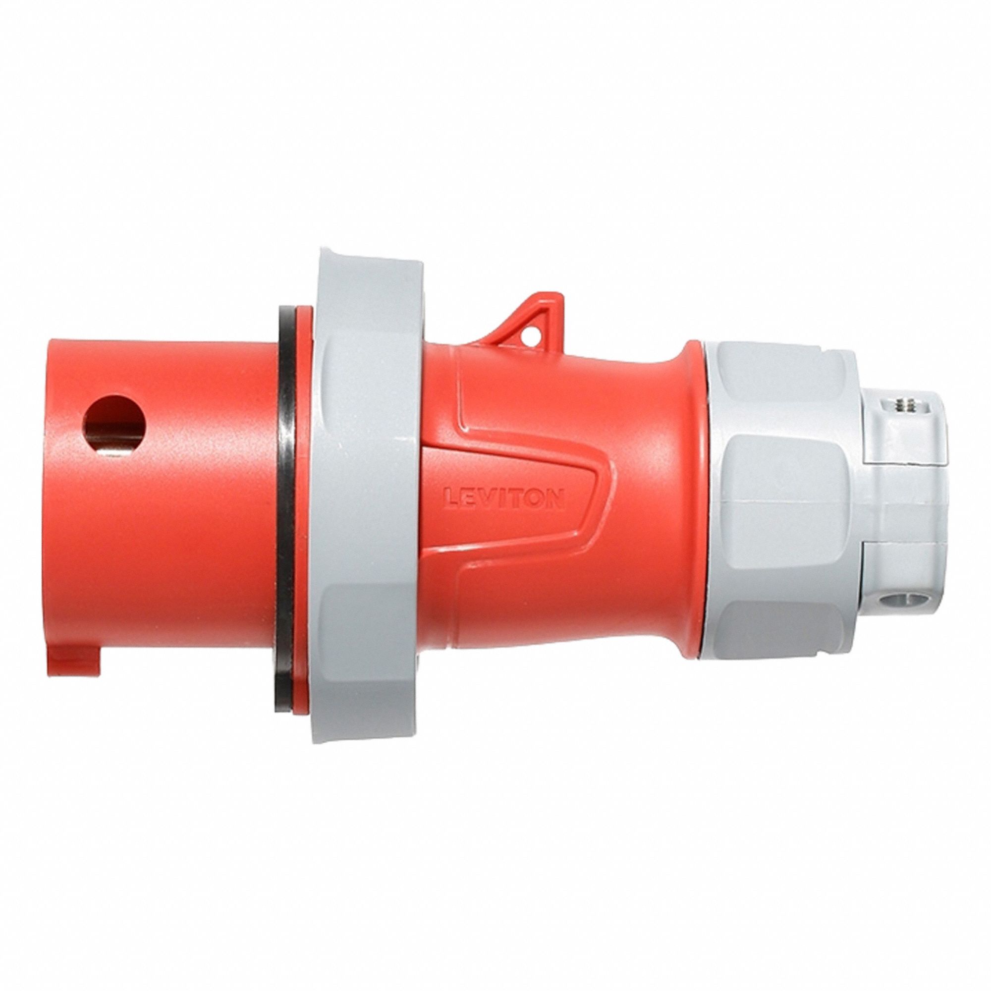 LEVITON, Red, 480V AC, Pin and Sleeve Plug - 401PZ2|420P7WLEV - Grainger