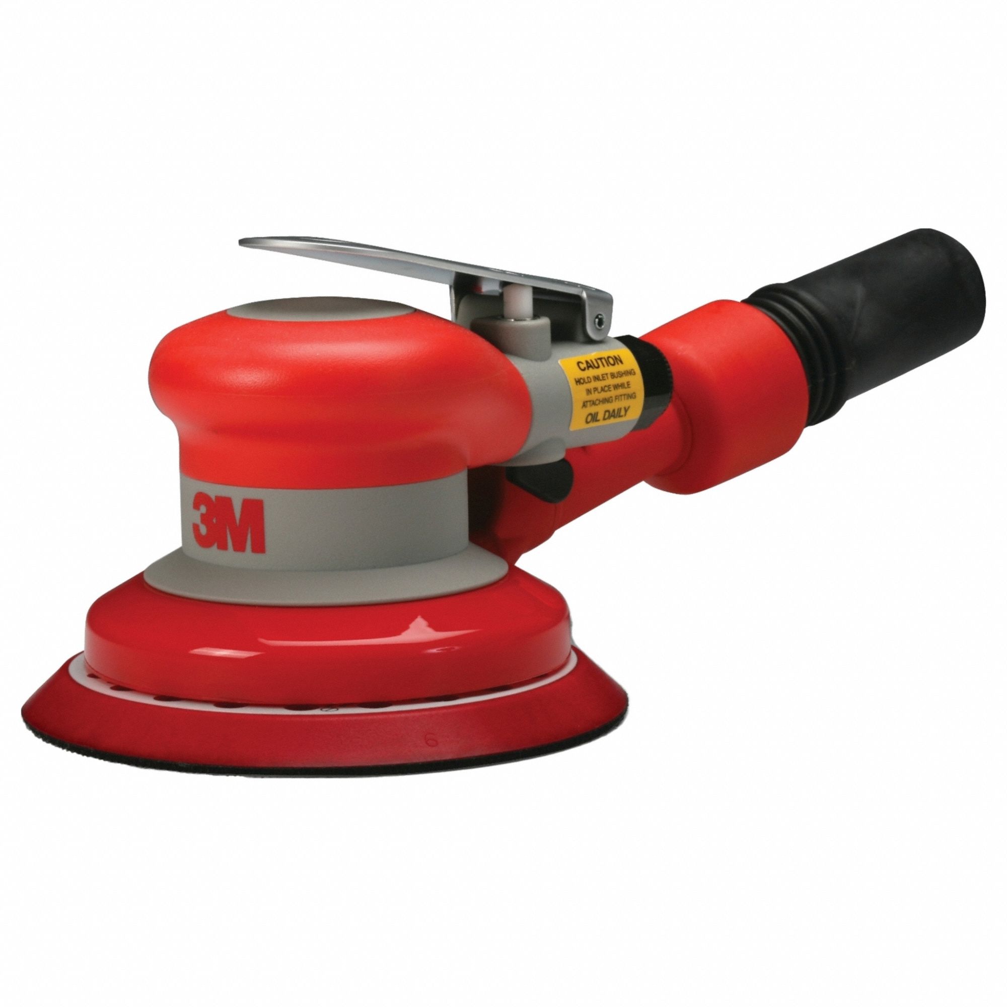 AIR ORBITAL SANDER, HOOK AND LOOP, 3/16 IN ORBIT, SELF-VACUUM, MIDWEIGHT, 0.3 HP, 17 SCFM, 1.8 LB