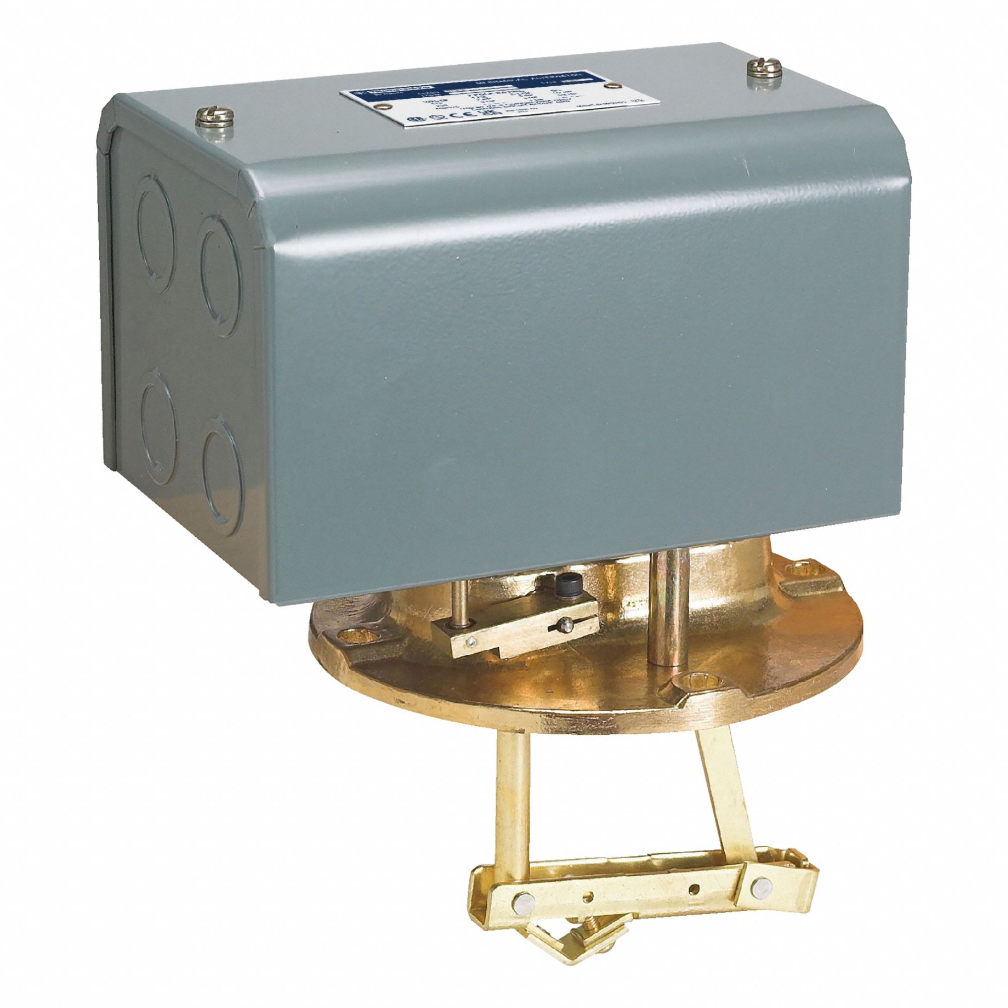 Alternator Closed Liquid Level Switch: Close On Rise, DPST-4NC, Steel