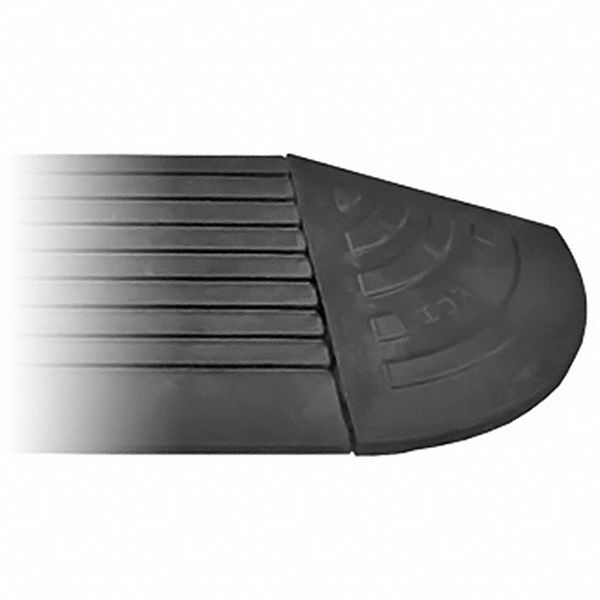 Rubber, 10,000 lb Load Capacity, 5 Ton Rubber Curb Ramp 800HR9CRRPS