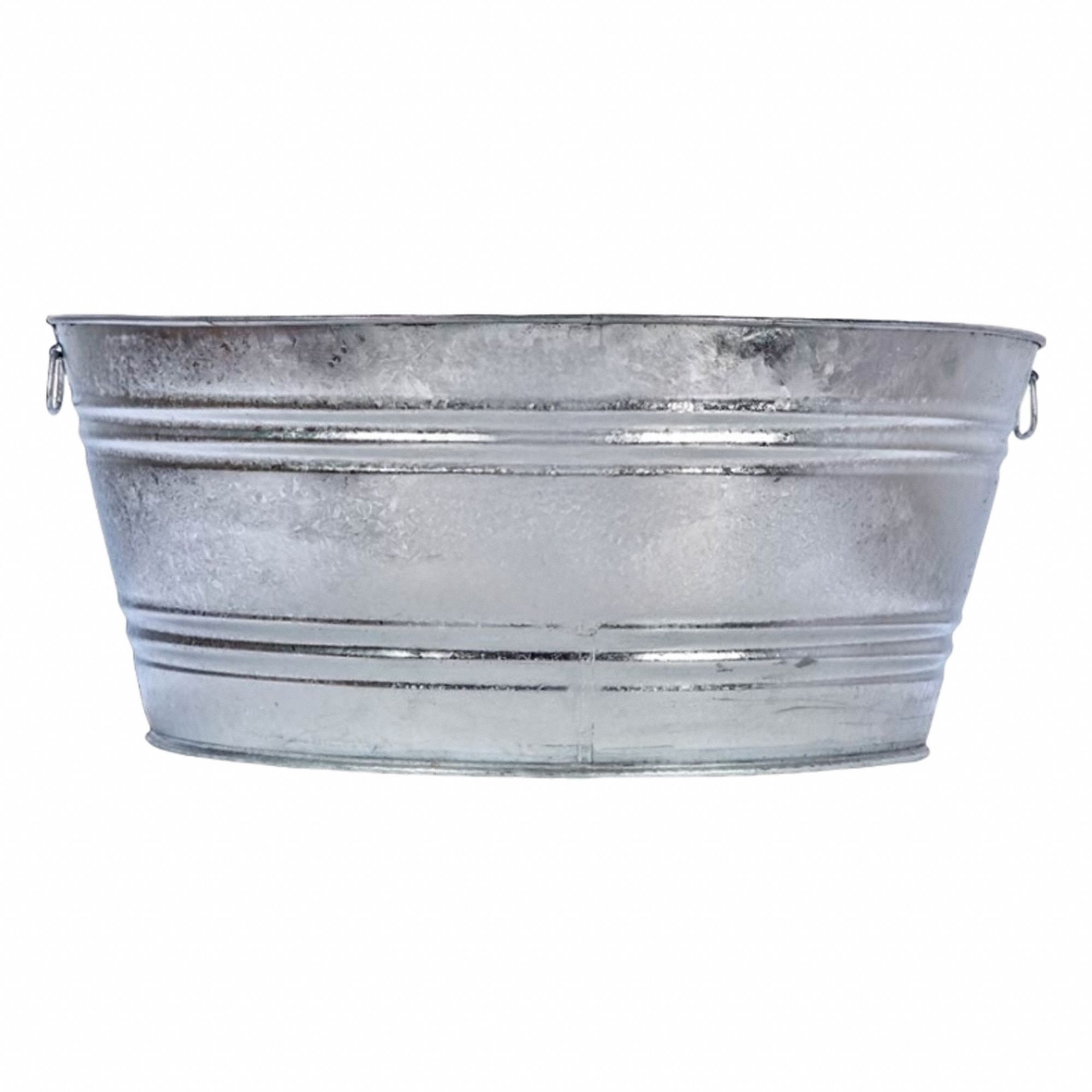 Utility Tub: 31 gal Capacity, 29 in Overall Wd, 12 5/8 in Overall Ht, Gray