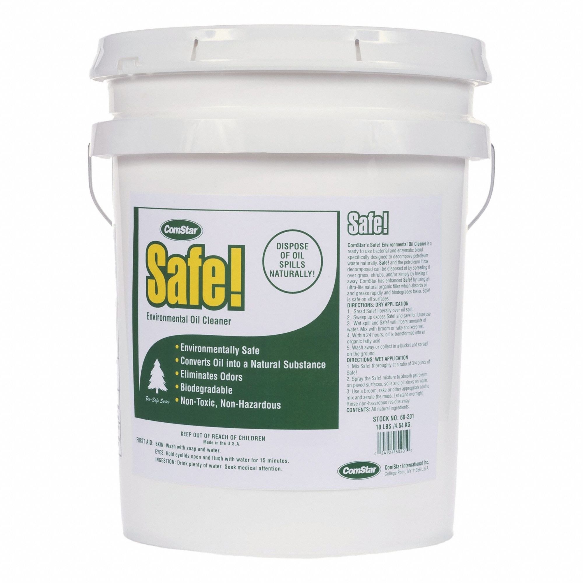 Oil-Eating Microbes: 10 lb Container Size, Pail, 12 mo Activated Lifespan, Petroleum