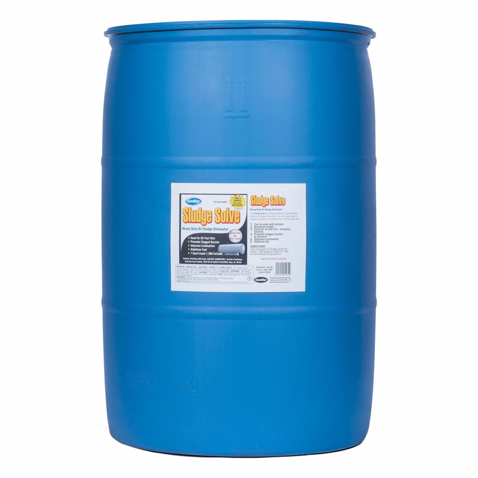 Oil Additive: 55 gal, Fuel Oil Compatible, Sludge Solve Series