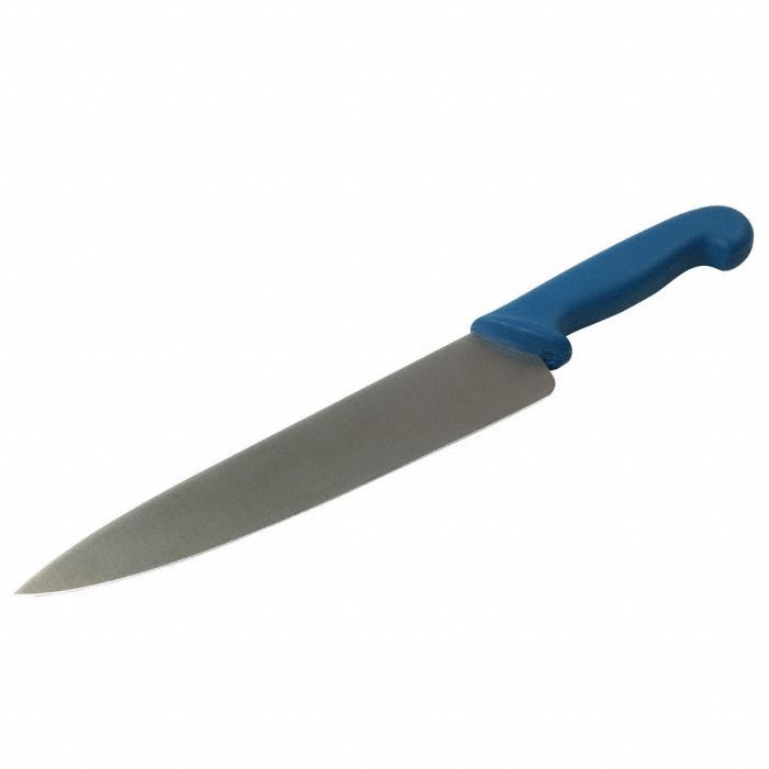 CHEF KNIFE,STRAIGHT BLADE,BLUE,PK10