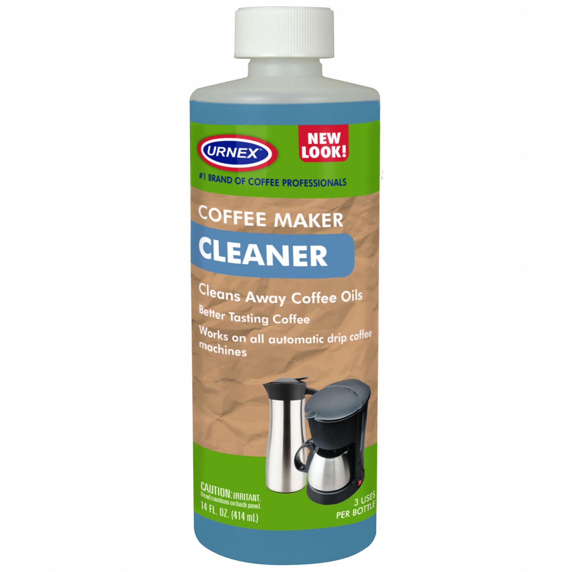 Coffee Equipment Cleaning Liquid: Bottle, 14 oz Container Size, Ready to Use, Unscented