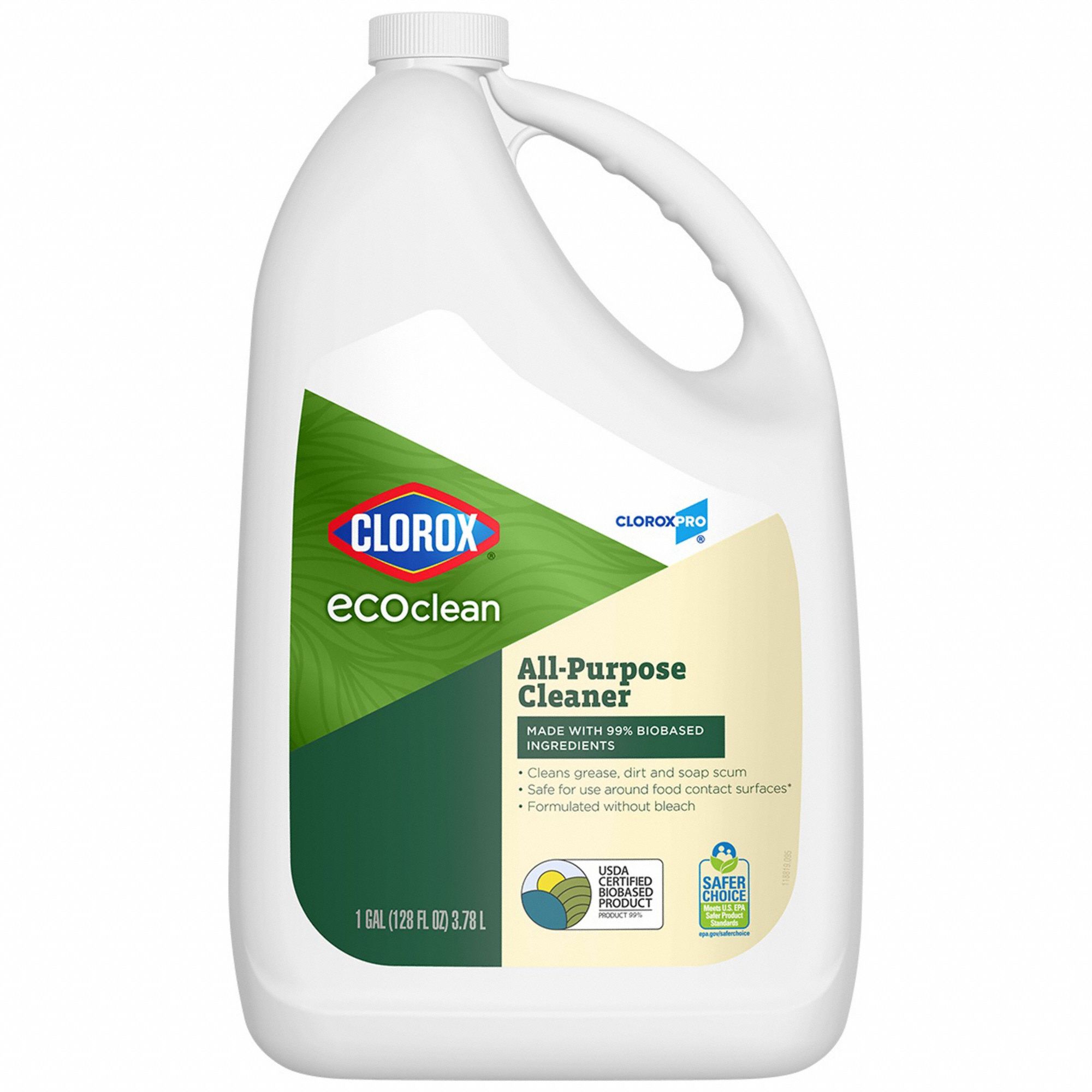 CLOROX, Jug, 1 gal Container Size, All Purpose Cleaner 802FZ260278
