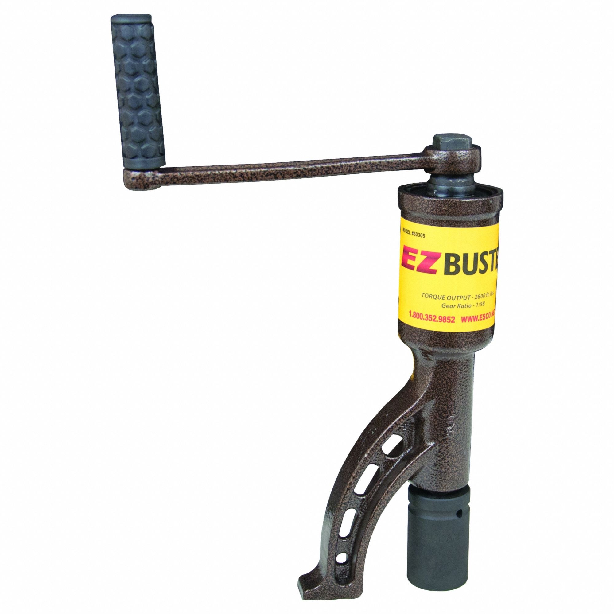 Torque Multiplier: 1 in Male Output Square Drive, 58:1