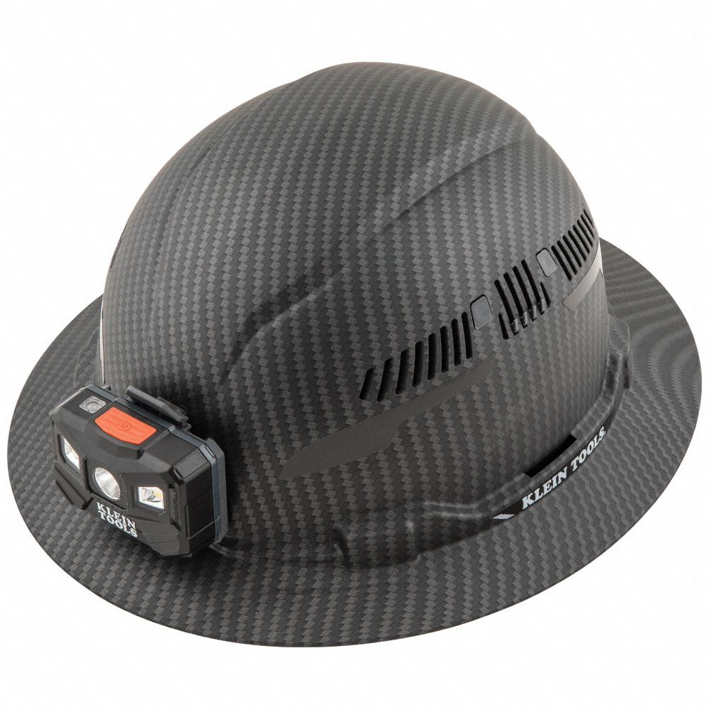 HARD HAT,CLASS C W/LAMP