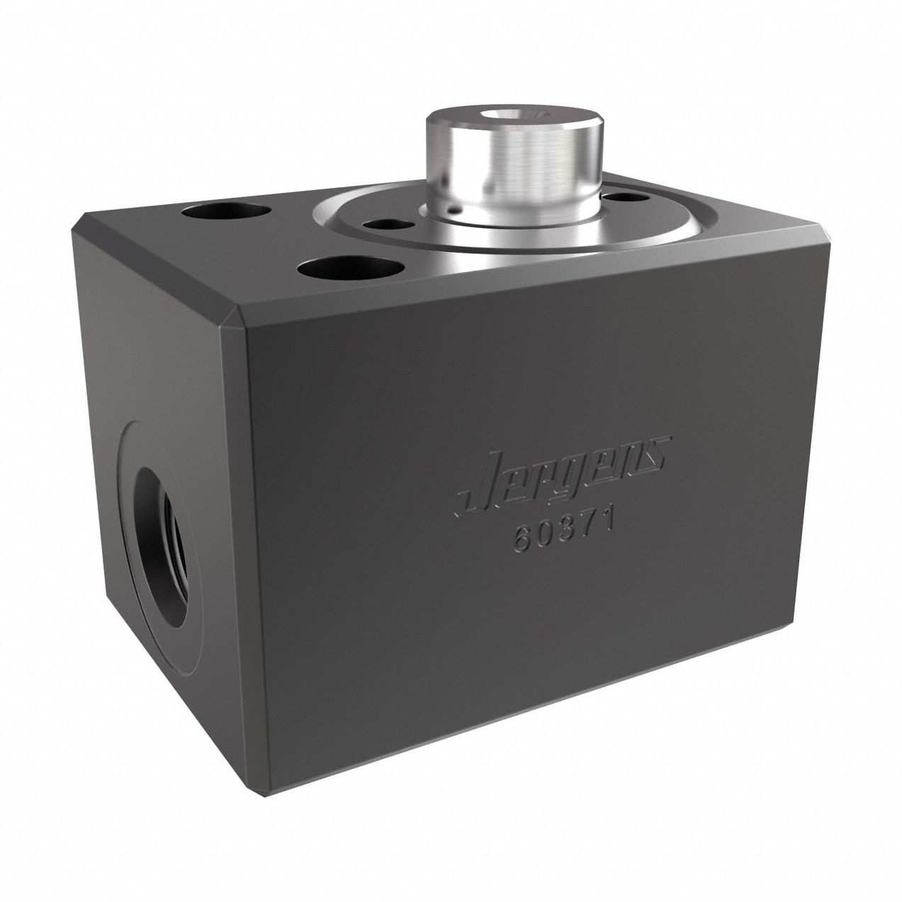 Hydraulic Cylinder: Single Acting, 6, 100 lbf Nominal Capacity, 5/8 in Stroke Lg, Vertical