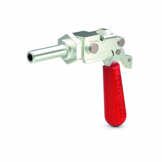 DE-STA-CO Straight Line Clamp: Through-Hole Base Mounting, Std Horizontal  Handle, 1.5 in Arm Lg