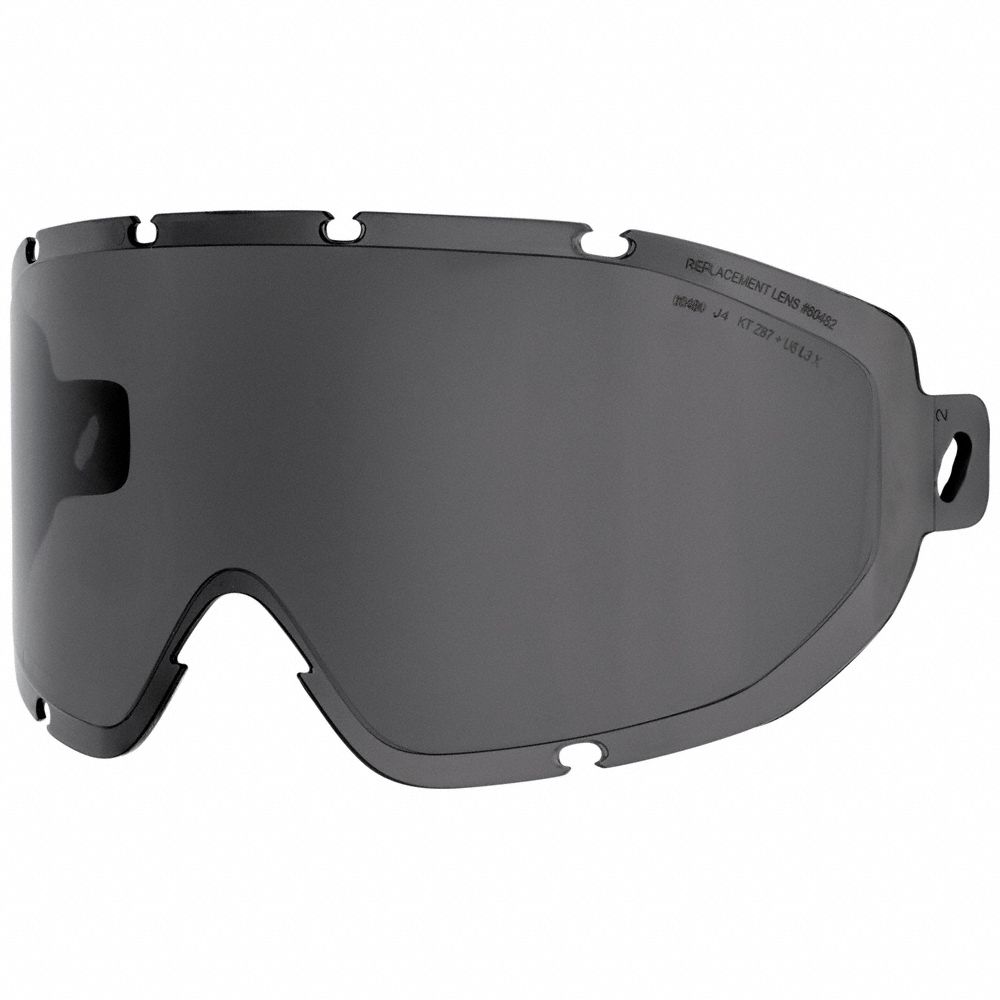 Safety Goggles,  Replacement Lens,  Gray