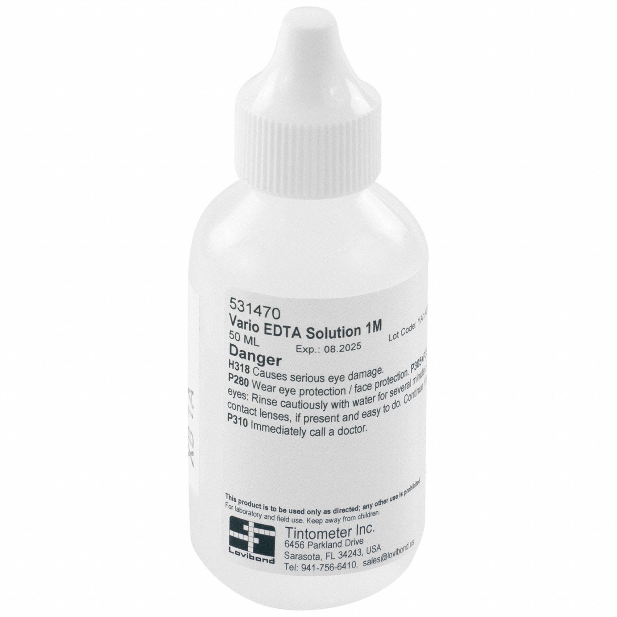 EDTA Solution, Liquid, 50PK