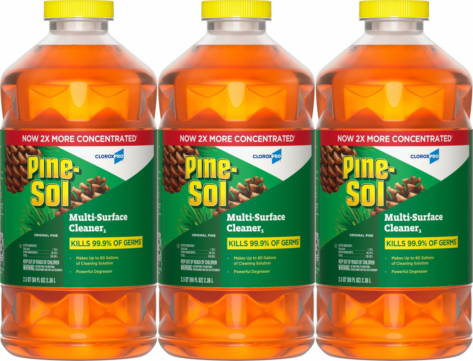 Pine-sol, Bottle, 80 Oz Container Size, Multi-surface Cleaner - 820f78 