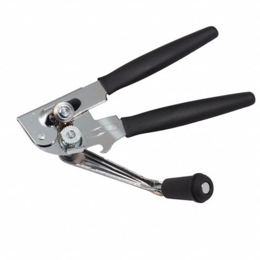 Swing-A-Way Black Stainless Steel Manual Can Opener