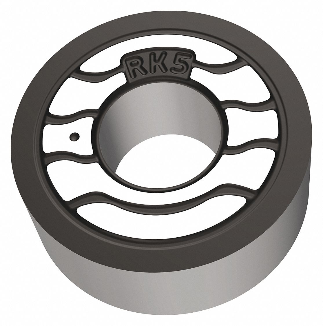 Round Turning Insert: 1/2 in Inscribed Circle, Neutral, 47/250 in Thick, TiCN+Al2O3+(TiCN)