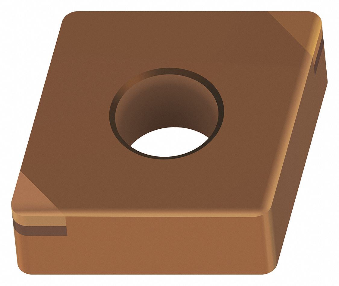Diamond Turning Insert: CNGA Insert, Neutral, 3/16 in Thick, 1/32 in Corner Radius, WBH10