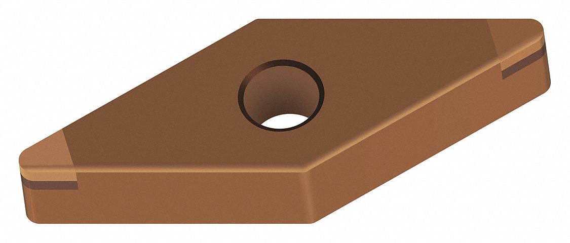 Diamond Turning Insert: VNGA Insert, Neutral, 3/16 in Thick, 1/32 in Corner Radius, WBH10C