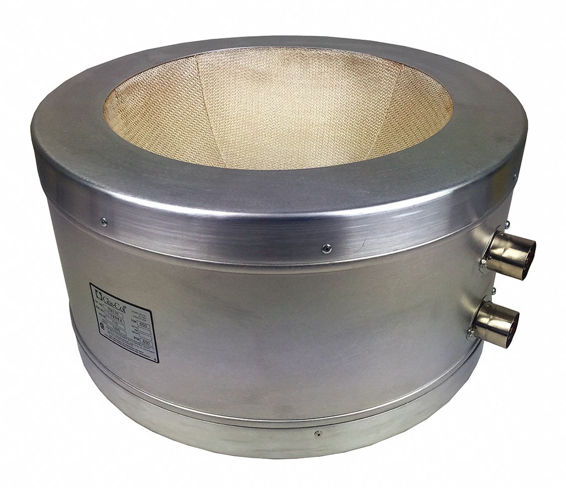 Heating Mantle: 12 L Capacity, 650 W Watt - Max, Aluminum, 400°C Temp - Max, 100B TM116