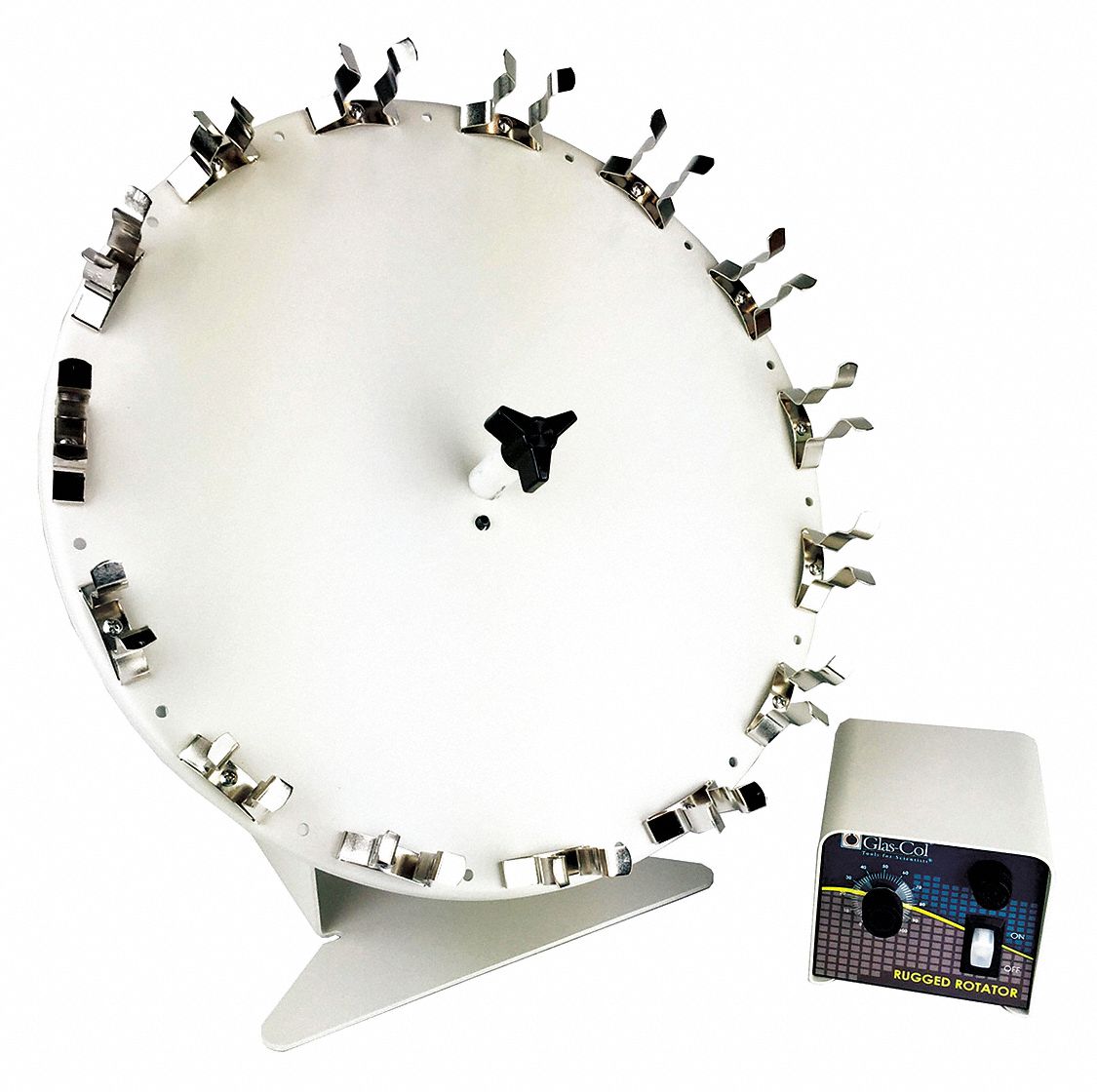 Tube Rotator Motor Drive and Base: GLAS-COL, 2 RPM to 83 RPM, 2 RPM Speed - Min, Rotator