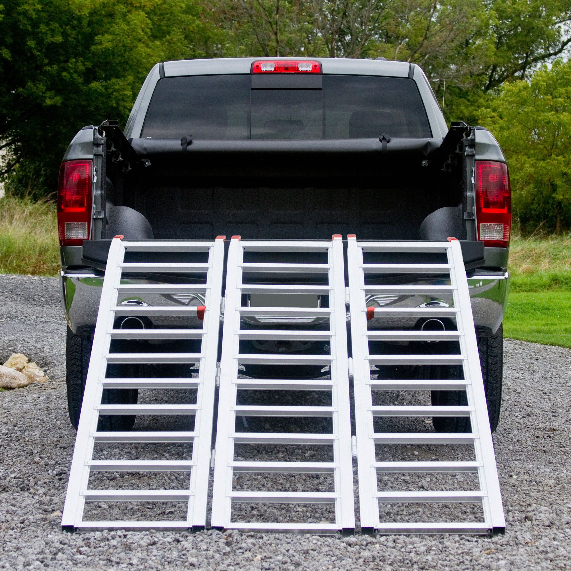BLACK WIDOW Truck Ramp, Portable, Load 1500 lb., 54" W 60AG42TF7754