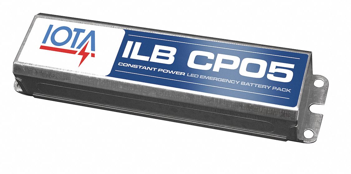 LED Emergency Driver: 120 to 277V AC, 5 W Max. Bulb Watts, Remote Mount