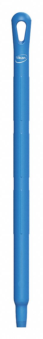 BROOM HANDLE,POLYPROPYLENE,BLUE,26 IN